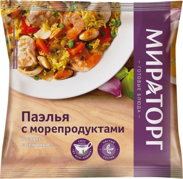 Паэлья с морепродуктами Vитамин Мираторг, 400 г