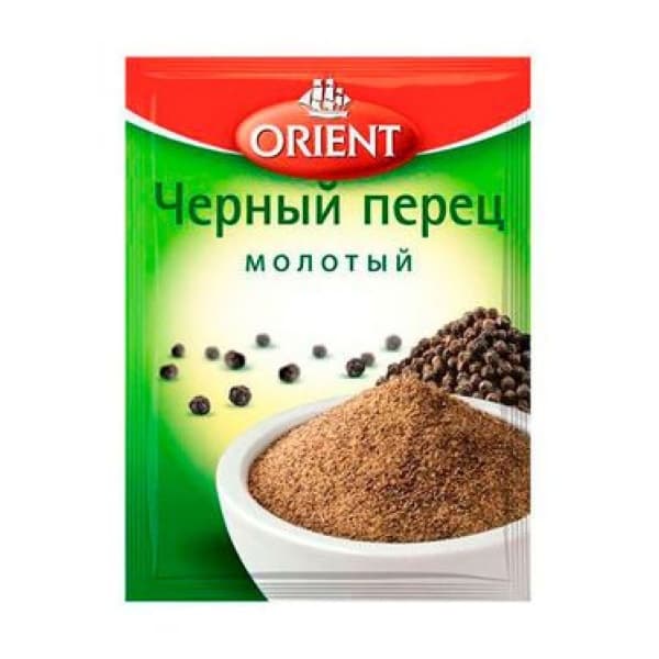 Черный перец молотый ORIENT, 10г