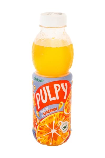 Напиток Палпи апельсин Добрый, 0,45 л.