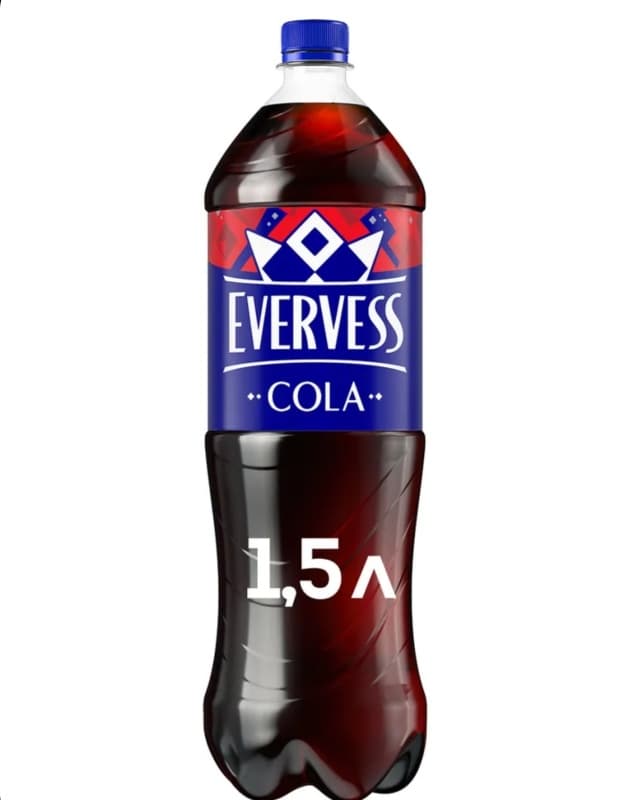 Напиток газированный Кола Evervess, 1,5 л