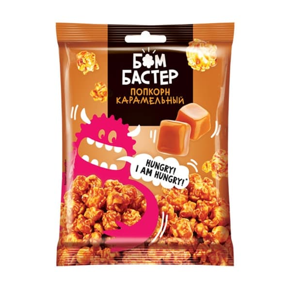 Попкорн с карамелью Бомбастер, 50г