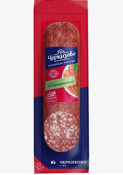 Колбаса сырокопченая Преображенская Черкизово, 300гр