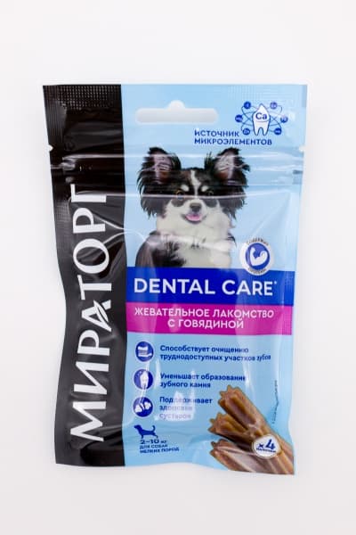 Лакомства для собак мелких пород жевательные с говядиной Winner Мираторг, 40 г