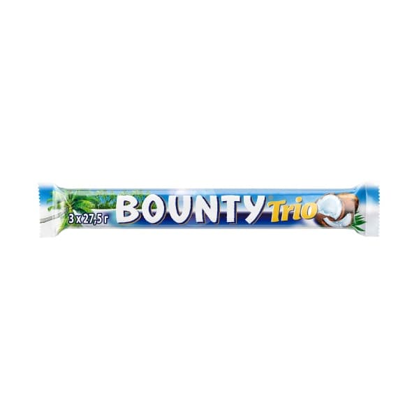 Батончик шоколадный Bounty Trio 82,5г