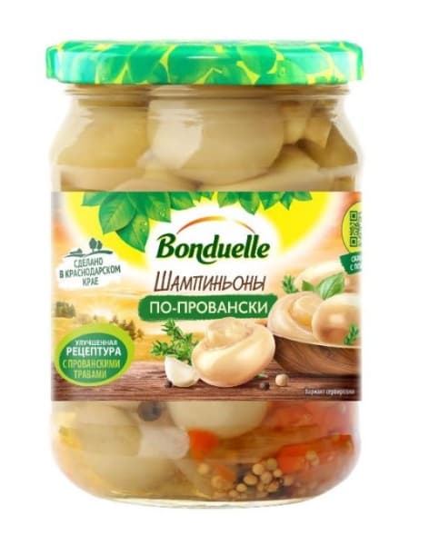 Шампиньоны по-провански Бондюэль, 500 мл