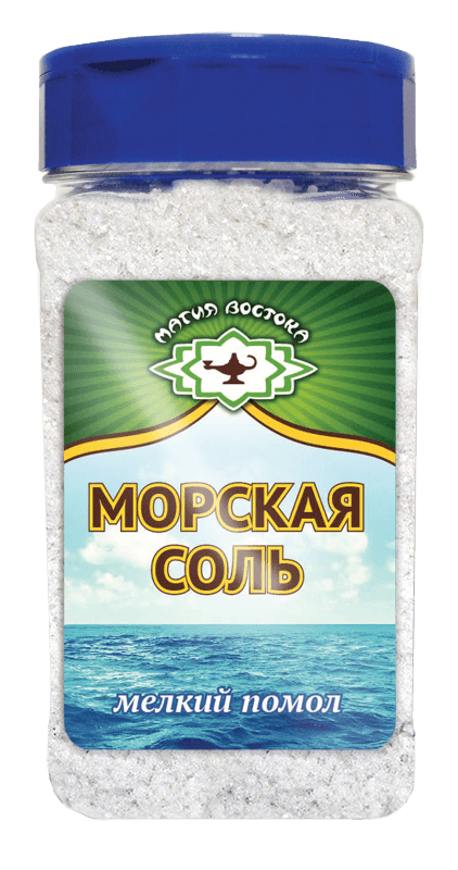 Соль морская мелкий помол Магия Востока, 410гр