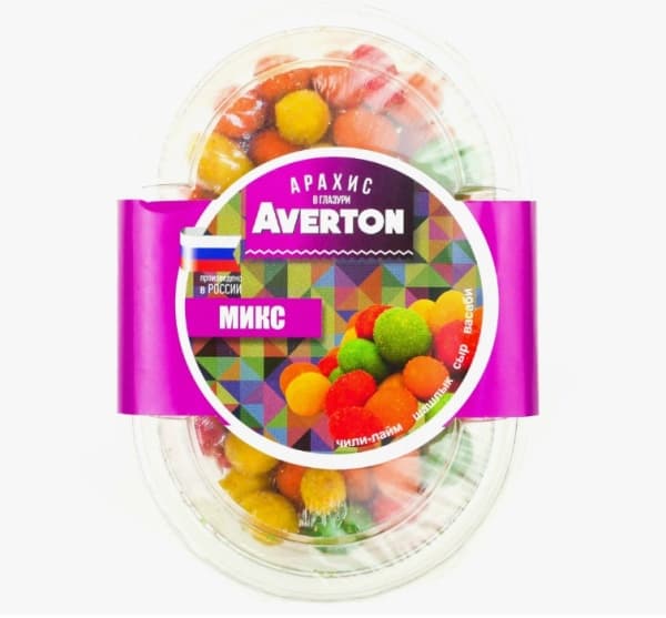 Арахис в глазури Averton Микс, 100г