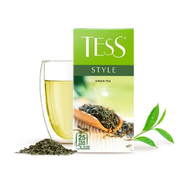 Чай зеленый в пакетиках (1,8гx25п) ТЕСС Style