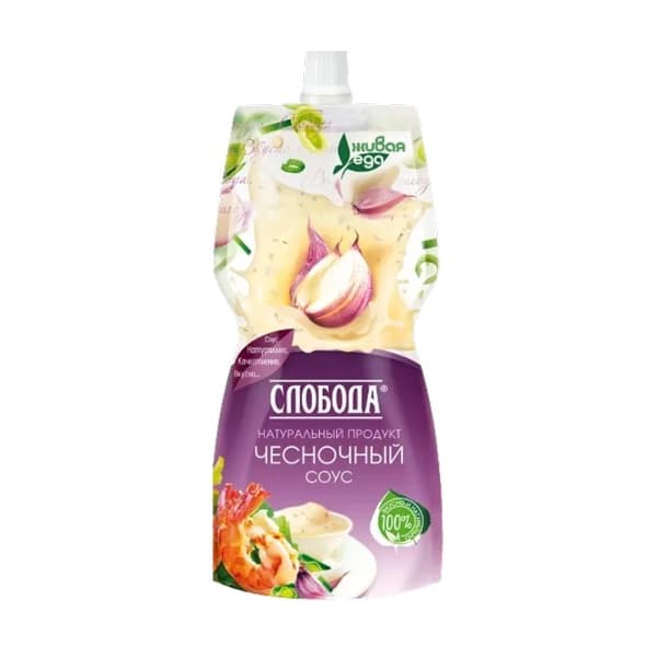 Соус Чесночный Слобода 60%, 200мл 