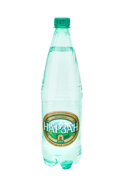 Вода минеральная питьевая природной газации Нарзан  1,0 л пэт