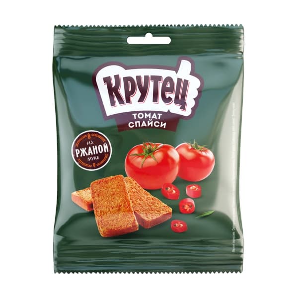 Гренки КРУТЕЦ Томат спайси, 80 г