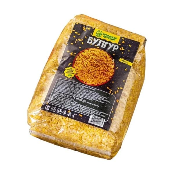 Крупа пшеничная Булгур  Крымская деревня 0,8кг