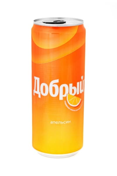 Напиток газированный Добрый Апельсин с витамином С, 0,33 л