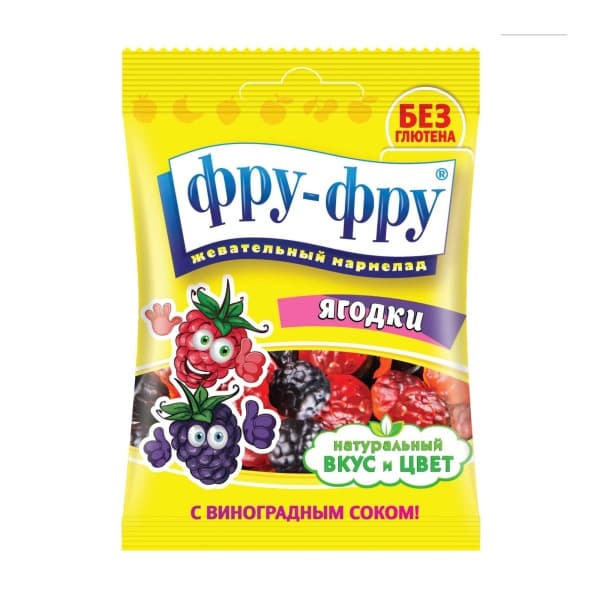 Мармелад жевательный Фру-Фру Ягодки 30г