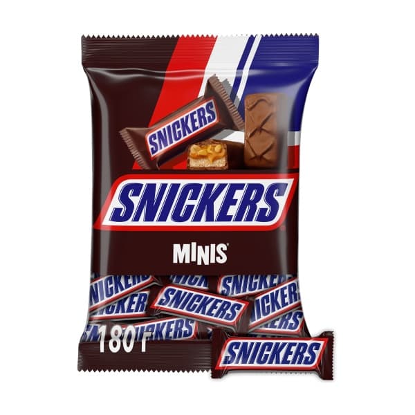 Конфеты шоколадные Snickers Minis 180г