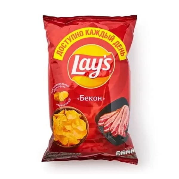 Чипсы картофельные Lays Бекон 70г