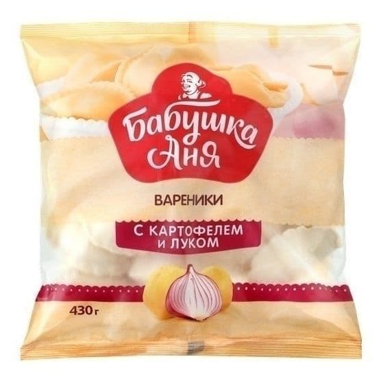 Вареники с картофелем и луком Бабушка Аня, 430г