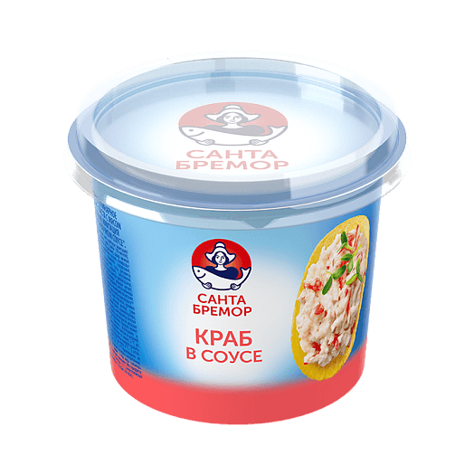 Паста Краб в сливочном соусе Санта Бремор 150гр