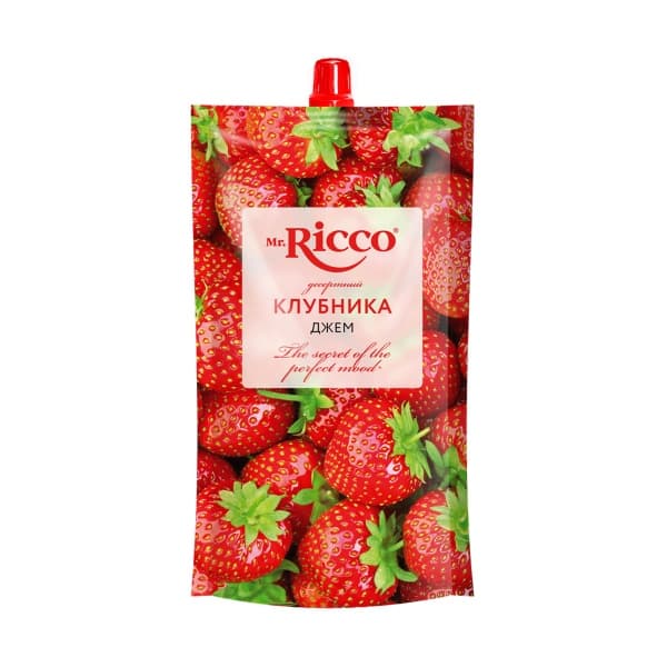 Десертный джем MrRicco Клубника, 300 мл