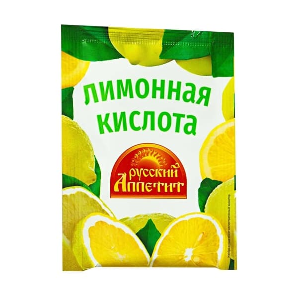 Лимонная кислота Русский аппетит, 10г