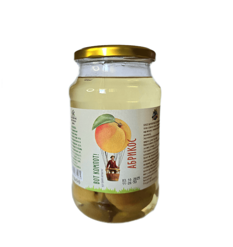 Компот абрикосовый НАШ КРЫМ, 0,95л 
