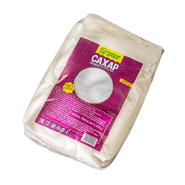 Сахар белый "Крымская деревня" 0,8кг