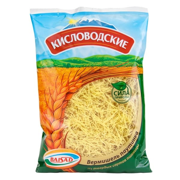 Вермишель паутинка ТМ Кисловодские 400гр