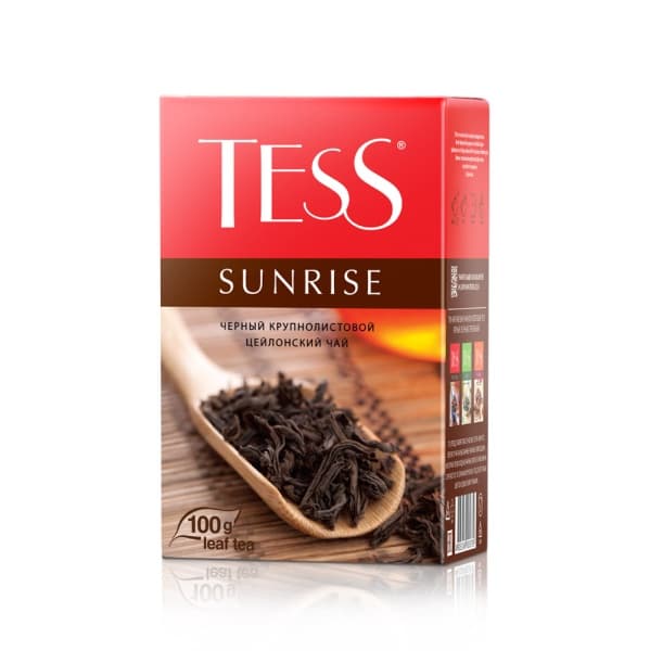 Чай черный листовой TESS Sunrise, 100г