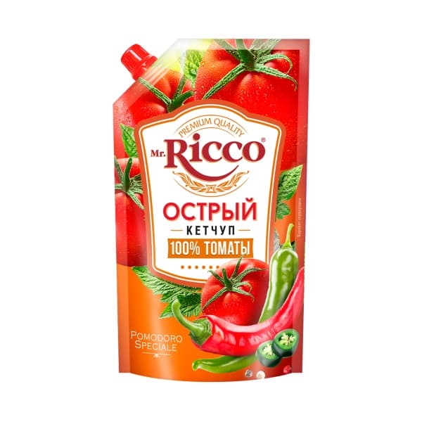 Кетчуп Острый Pomodoro Speciale MrRicco, 300 г
