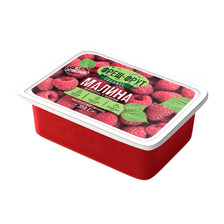 Малина перетертая с сахаром замороженная Фреш-Фрут, 350г
