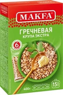 Крупа гречневая в пакетиках для варки Макфа, 400 г