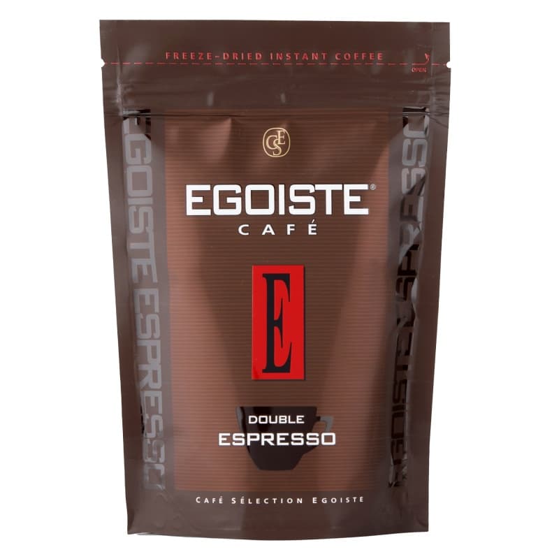 Кофе растворимый сублимированный EGOISTE Double Espresso, 70 г