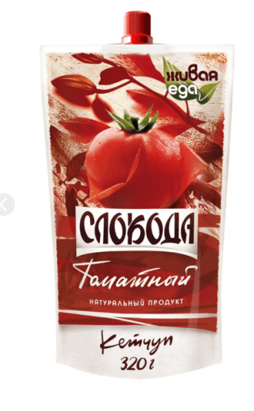 Кетчуп Томатный Слобода, 320г