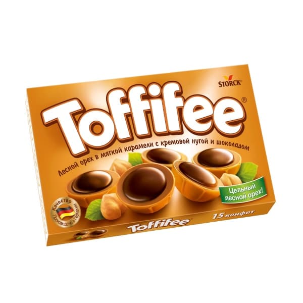 Конфеты Тоффифе 125г коробка