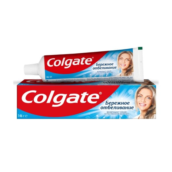 Зубная паста Колгейт Бережное отбеливание, 100мл