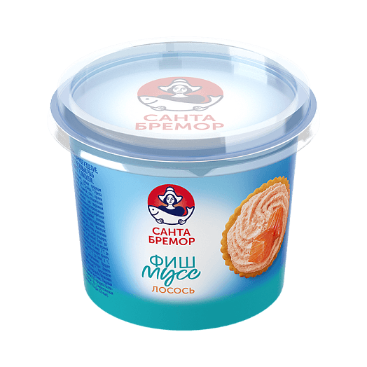 Паста Фиш-мусс из тресковых рыб с лососем Санта Бремор 140гр