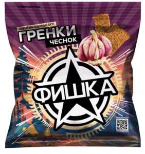 Гренки чесночные фишка 40гр