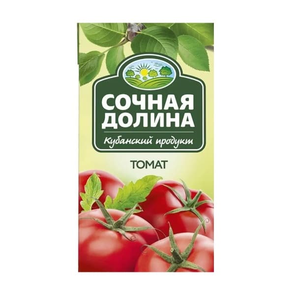 Нектар томатный с мякотью, с солью Сочная Долина 0,95л.
