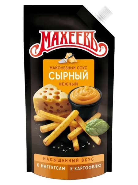 Соус майонезный Сырный МАХЕЕВЪ, 200мл д/п