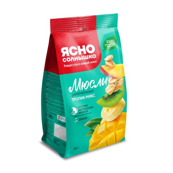 Мюсли Тропик Микс Ясно Солнышко 300гр