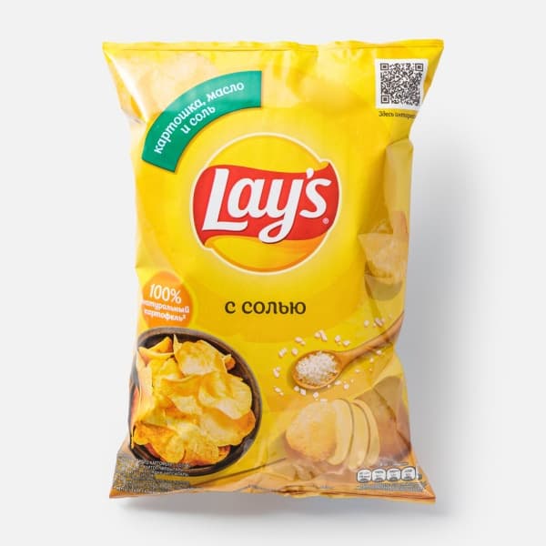 Чипсы картофельные Lays Соль 70г