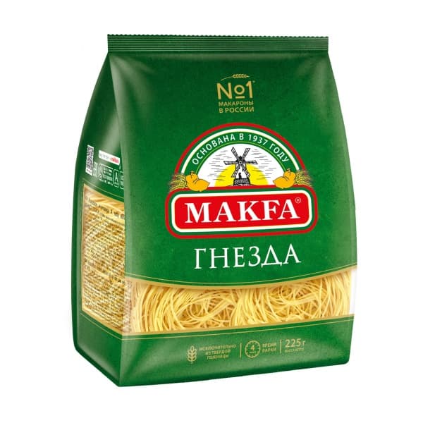 Макаронные изделия Гнезда Капеллини Макфа 225г