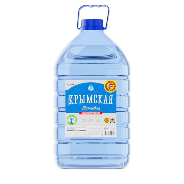 Вода питьевая негазированная Крымская 5л