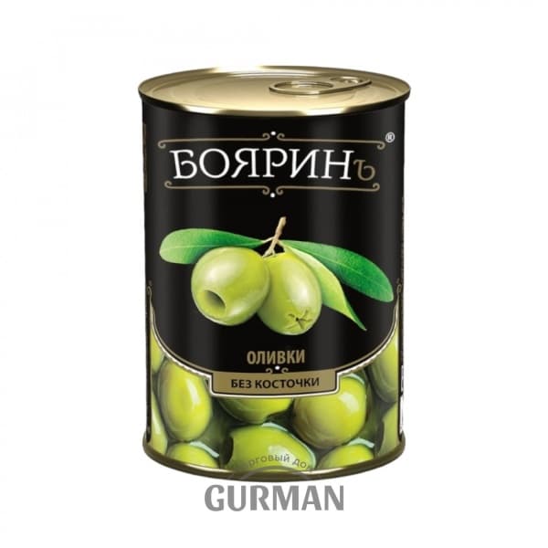 Оливки без косточки Бояринъ 300 мл ж/б 