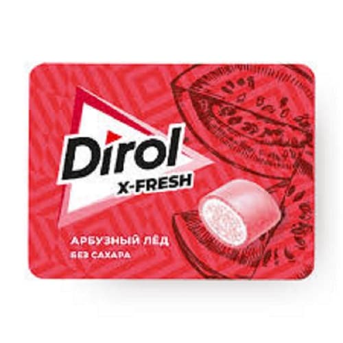 Жевательная резинка Арбузный лед DIROL X-Fresh, 16г  