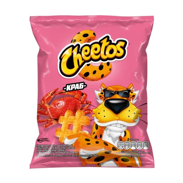 Кукурузные палочки Краб Читос 50г