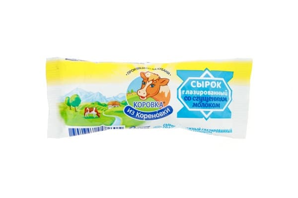 Сырок творожный с сгущенным молоком глазированный 18% Коровка из Кореновки, 40 г