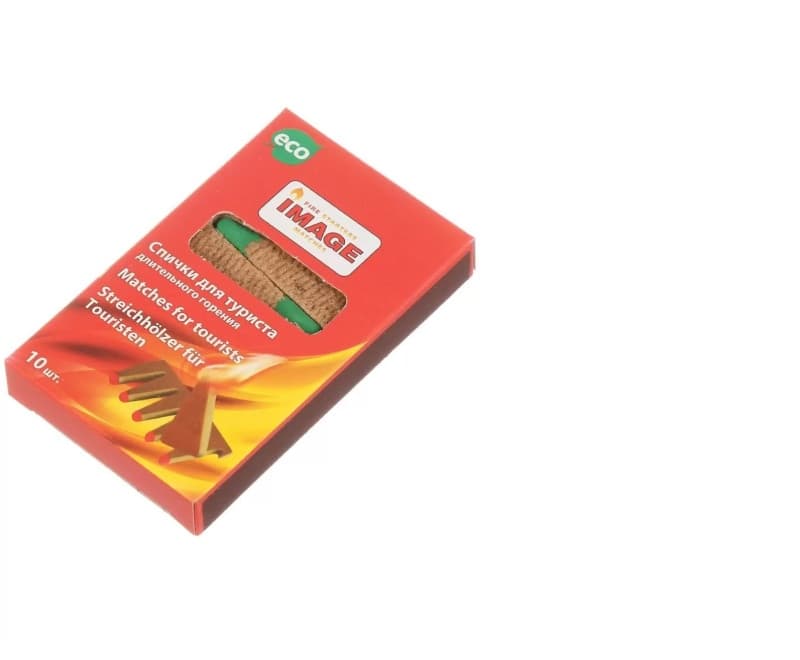 Спички туристические длительного горения Image, 10 шт в упаковке