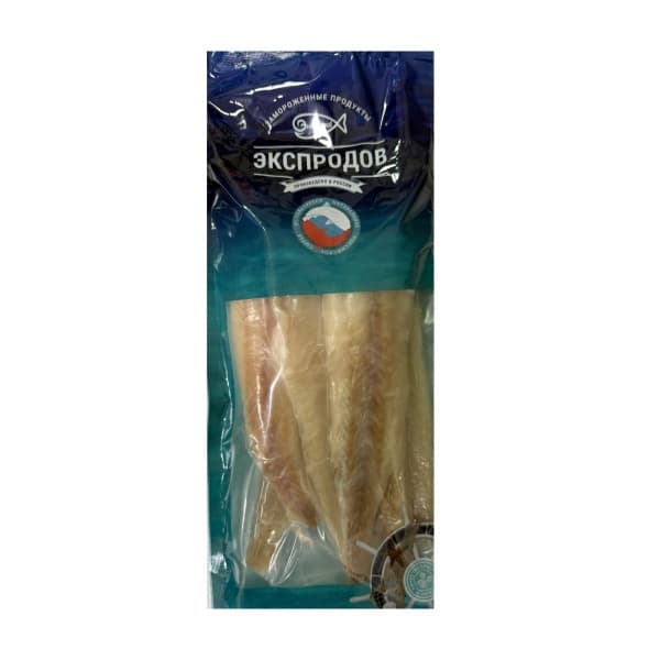 Филе минтая без кожи мороженое 0,8 кг вакуум-пакет Союз Морей 