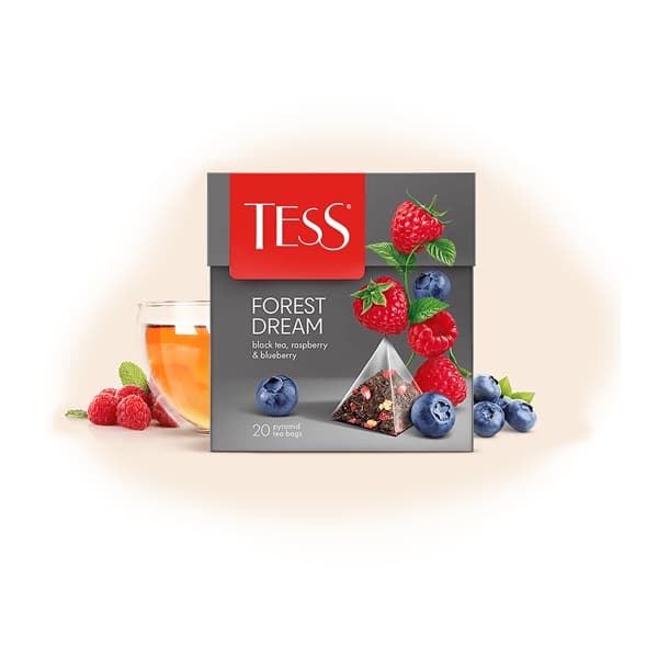 Чай черный в пакетиках (1,8гx20п) с ароматом лесных ягод ТЕСС Forest Dream